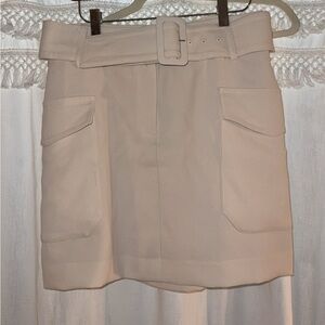 Express Tan Belted Skirt